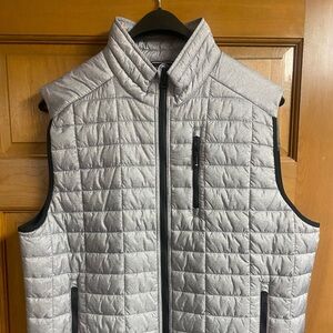 Tommy Hilfiger quilted gray vest size XL